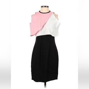 Rajo Laurel for Plains and Prints futuristic sheath midi dress, small